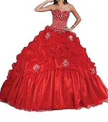 Crystals Crystal Sweetheart   Ball Gown Pageant Dress/Quinceanera Dress 