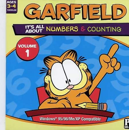 VideoGames: Garfield It's All About Numbers and Counting, Volume 2, Ages 3 4, Toddler