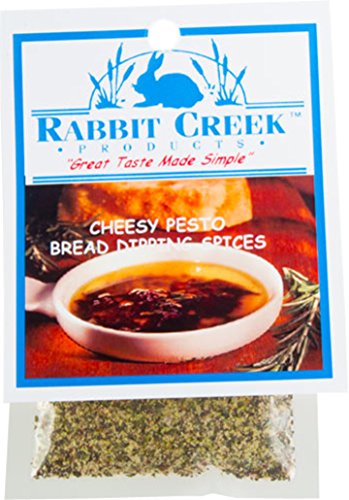 Rabbit Creek Products Cheesy Pesto Bread Dipping Spice Mix, 0.6 Ounce (Pack of 12)
Rabbit Creek Products Cheesy Pesto Bread Dipping Spice Mix, 0.6 Ounce (Pack of 12)