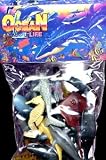 Ocean Life 18 Piece Playset: Plastic Sea Creature 4 inch Figures with Sharks, Octopus, Turtle, Sting Ray, Whales, Dolphin and More!