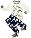 Children Pajamas Cotton Dinosaur Kids Clothes Boys Size 2Y-10Y