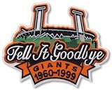 2 Patch Pack - San Francisco Giants Tell It Goodbye Stadium Closing Candlestick Park 1960-1999 Patch