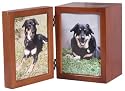 Pet Keepsake Memorial 5x7 inch folding Honey Maple color