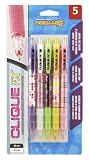 Kittrich Promarx Glitter Grips Mechanical Pencils, 0.7mm, 5 Count (MQ02-DF7PO5-48)