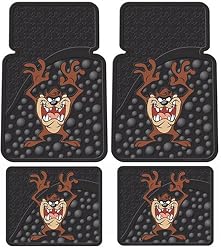 Tasmanian Devil Taz w/ Attitude 4 Pc Floor Mats Set