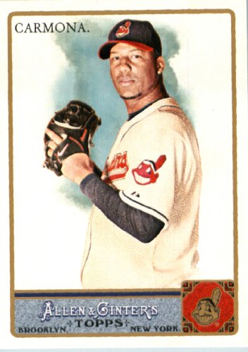 2011 Topps Allen & Ginter Baseball Card # 37 Fausto Carmona - Cleveland Indians - In a Protective Display Case!