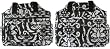 Jet Tennis Tote Tennis Bag Paisley Blk & White '08