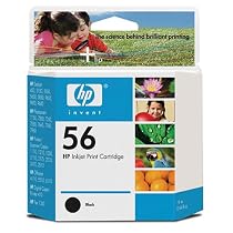 Hp No. 56 Black Ink Inkjet Deskjet Photosmart Psc Officejet Print Cartridge (C6656Ae) (Compatability List See Below)