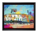 Tiger Stadium - Oversized Framed Canvas Art Print - Detroit Tigers