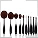 ABCsell 10PC/Set Toothbrush Eyebrow Foundation Eyeliner Lip Oval Brushes ...