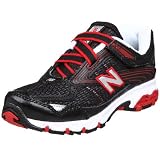 New Balance Little Kid/Big Kid KV686 KO Hybrid Running Shoe,Black/Red,6 W US Big Kid