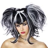 Bad Fairy Wig Black/White