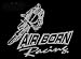 Air Born Racing Upstream Images Silver Vinyl Wildlife Car Truck Window Decal Sticker