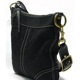 <b>AUTHENTIC COACH SIGNATURE BLACK MEDIUM DUFFLE Style Number 10403</b>
