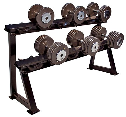 JFit Premium Horizontal Dumbbell Rack