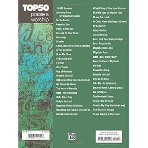 Top 50 Praise & Worship: Easy Piano