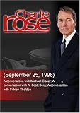 Charlie Rose with Michael Eisner; A. Scott Berg; Sidney Sheldon (September 25, 1998)