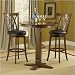 Bundle-99 Dynamic Designs Gathering Table with Cherry Finish with Mansfield Swivel Bar Stools (8 Pieces)