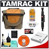 Tamrac 3535 Express 5 Camera Bag (Khaki) + Accessory Kit for Canon Rebel XSi, XS, XTi, 40D, Nikon D40, D60, D80, D200, D300, D700, Olympus Evolt E-410, E-420, E-510, E-520, and Sony Alpha A200, A300, A350, A700 Digital SLR
