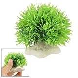 Ball Shape Green Plastic Plants Decoration for Aquarium Fish Tank