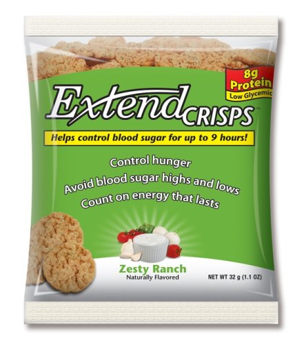 Extend Crisps Zesty Ranch, 5.5 Ounces Boxes (Pack of 15)