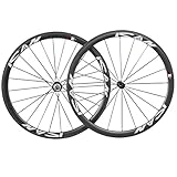 ICAN 38mm深 23mm幅 フルカーボン チューブラーホイールセット CN(フラット)スポーク 1ペア