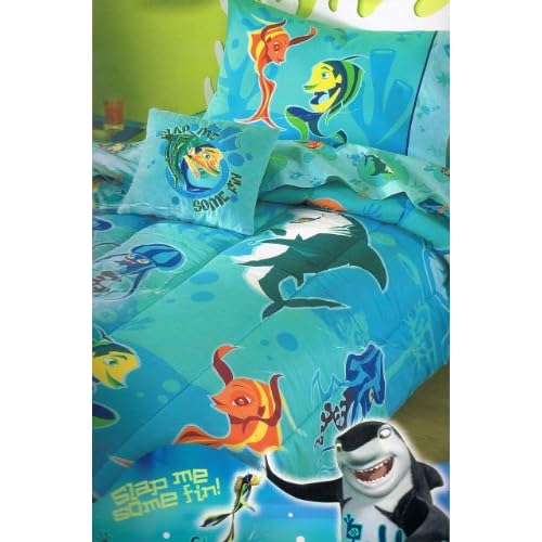 Shark Tale Comforter Twin Size Bedding Cover Childrens