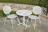 Alfresco Home Margarita White Rum Bistro Set