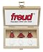 Freud 89-250 3-Piece Chamfer Bit Set