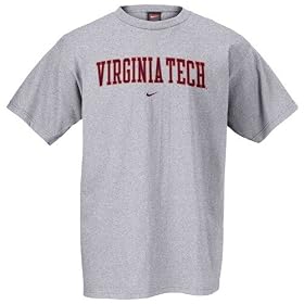 Nike Virginia Tech Hokies Ash Youth Classic College T-shirt