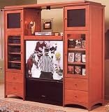 Entertainment Center Melody Colection for Rear Projection TV - Corraline Maple