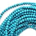 Dyed Turquoise Blue Howlite 3mm Round Beads 16 Inch Strand