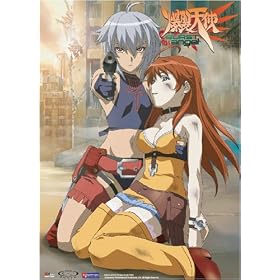 Burst Angel: Jo Rescues Meg Anime Wall Scroll