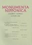 Monumenta Nipponica Journal : Studies in Japanese Culture