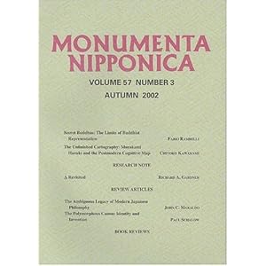 Monumenta Nipponica Journal : Studies in Japanese Culture by 