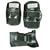 Knee Pads, Elbow Pads and Wrist Guards - Childs Triple Set - Black