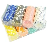 Customized Recovery 12 Step Poker Chip Set of 200 Hot Stamped Chips