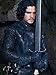 iLToy Curly Short Black Wig and Wig Cap for Men - Jon Snow