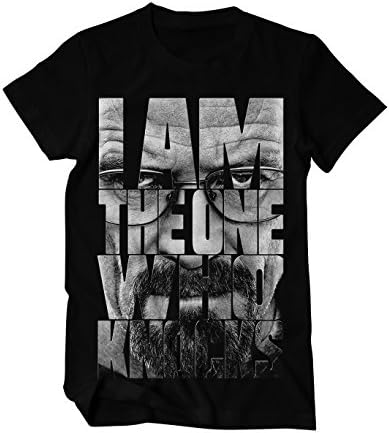 King Of Shirts 10-12, Heisenberg I AM THE ONE WHO KNOCKS II â€¦ - XL, (Black)