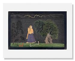 The Family of Nainsukh, Heroine Rushing to Her Lover