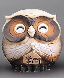 信楽焼　学問　お願い　ふくろう