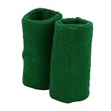 Extra Long Terry Wrist Band Pair- Kelly