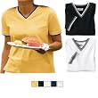 Port Authority - Ladies Jersey Knit V-Neck with Stripe Trim (L443)