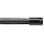 Dormer MTT-X E045 Powdered Metal Spiral Point Threading Tap for Stainless Steel, Black Oxide Finish, Round Shank With Square End, Plug Chamfer