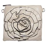 Mellow World Myrtle Flower Cross-body Handbag (Beige)