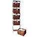 Nassau 5-Drawer File Cabinet- Pewter/ Natural