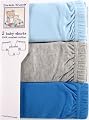 3-Pack Baby Shorts in Blue, Medium