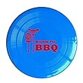 Born To BBQ Plastic Flying Dics Disc RoyalBlue