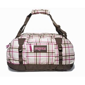 JanSport Superbreak 20" Duffelpack - Fall 2009 - Shell Tan Dark Side Plaid