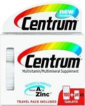 Centrum New Formula Multivitamin Multimineral Supplement Tablets, 145-Count Bottle 100 + 45 Tablets